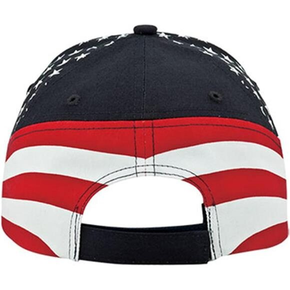 USA Flag Baseball Cap Adjustable Cotton Stars and Stripes American Hat for Men W - Picture 3 of 4